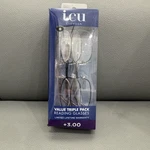 Icu Value Triple Pack Reading Glasses Metal Oval +3.00. Fixed Price $14.45.
