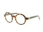 Mackenzie Childs Iris Tortoise Check 2.50 Readers 99026-004 Eyeglasses. Fixed Price $72.24.