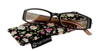 Foster Grant Caity Black Pink Blush Readers Reading Glasses +1.50 Cute Womens Nw. Fixed Price $7.99.