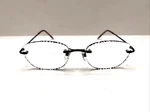 Express Yourself Reading Glasses Zoom 20946 Rimless Fashion Purple +2.50. Fixed Price $16.31.