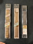 Lot Of 3 Nos Vintage Speidel Twist-on Twisto-flex Watch Bands. Fixed Price $25.00.