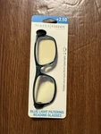 Icu Eyewear Screen Vision Reading Glasses-blue/gray +2.50 Light Filtering. Fixed Price $6.00.