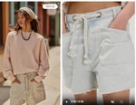 Free People We The Moxie Barrel Jean Shorts Festival Boho Chic Y2K Women 31. Fixed Price $79.20.