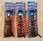 3 Piece Eyesential Women's Reading Glasses With Soft Case +2.50 Nwt. Fixed Price $18.99.