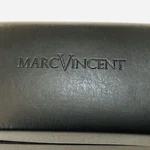 Marc Vincent Hard Storage Case Glasses/sunglasses Black Hinged Leather Look Logo. Fixed Price $10.69.