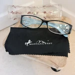 Montana West Spirit Stone Readers 225 +2.25 Bifocal Black Rectangle Clear Lens. Fixed Price $15.00.