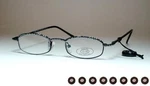 Jimmy New York GL180 Swarovski Reading Glasses Hematite Crystals +1.00. Fixed Price $59.99.