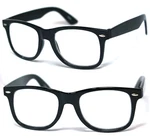 Large Square Frame Clear Lens Reading Glasses Various Strength Shiny Black. Fixed Price $12.99.