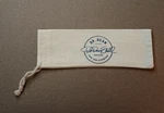 Dean Edell Reading Glasses Canvas Cloth Case With Drawstring For Cheaters. Fixed Price $10.00.