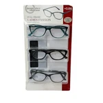 Design Optics Full Frame Ladies Fashion Reading Glassess +3.00 3PK. Fixed Price $13.49.