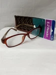 E-z Reader Cynthia Reading Glasses Case Brown-animal Print. Fixed Price $9.99.