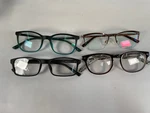 Lot Of 4 - Zenni Eyeglasses Optical Frame Assorted Models, Styles, Colors. Fixed Price $19.99.