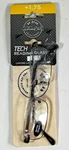 Dr. Dean Edell Tech Reading Glasses +1.75. Spring Hinges. Includes Pouch.. Fixed Price $12.60.