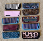 Foster Grant Eyeglass Glasses Soft Case Fabric Protector Lot 10. Fixed Price $15.00.