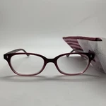 E118 Foster Grant Sight Station "carmen Prp Purple +1.00 Reading Readers Glasses. Fixed Price $9.95.