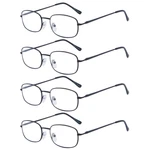 Eyekepper 4 Pairs Reading Metal Black Frame 0.50 Reader Eyeglasses. Fixed Price $30.63.