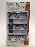 Design Optics By Foster Grant Full Frame Ladies Fashion +1.25 (3 Pk). Fixed Price $28.98.