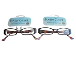 Closeout!!! Foster Grant Fashion Reading Glasses 'zoey' - +1.00 2 Pairs. Fixed Price $7.20.