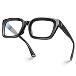 Visoone Medium Black Blue Light Blocking Eyeglasses Reduce Strain Sleep B.... Fixed Price $13.09.