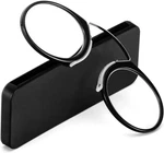 Thin Armless Reading Glasses Temple Pinch Nose Clip On Readers With Case. Fixed Price $14.17.