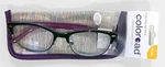 Foster Grant Color-read "cleo" 2.50 Purple Reading Glasses W/ Case New. Fixed Price $12.34.