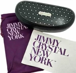New Jimmy Crystal York Black Hard Clamshell Sunglasses Case Pouch Cloth. Fixed Price $15.80.