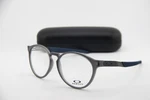 New Oakley OX8184-0255 Exchange Satin Grey Smoke Authentic Eyeglasses 55-16. Fixed Price $190.40.