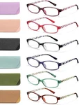 Reading Glasses For Women, 6 Pack Fashion Readers Spring Hinge Eye. Fixed Price $22.99.