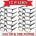 Reading Glasses Womens 12 Pack Readers All Powers Quality Lot Deal New Bulk. Fixed Price $19.95.