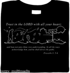 Proverbs 3:5-6 Trust In The Lord With All Your Heart, Shirt, Bible Verse, God. Fixed Price $21.99.