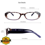 Visionglobal 4PK Blue Light Reading Glasses, Spring Hinge, Women/men, Purple .... Fixed Price $43.38.