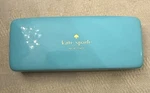 Kate Spade Case Turquoise Blue And Green Hard Clam Shell Glasses. Fixed Price $9.88.