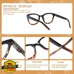 Joschoo Blue Light Blocking Reading Glasses Spring Hinge Women Readers. Fixed Price $27.99.