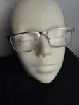 Foster Grant Design Optics Gunmetal Black Rectangular Frames LO0724 53-17-145 Ex. Fixed Price $14.99.