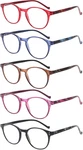 Norperwis 5 Pairs Reading Glasses - Standard Fit Spring Hinge Readers Fo. Fixed Price $26.99.