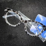 New Crystal Vision +3.00 Thick Black & Gray Frame Reading Glasses Readers. Fixed Price $16.92.