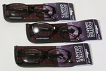 New 3 Pair +1.25 Foster Grant Monica Magenta Women's Reading Glasses W/cases. Fixed Price $19.97.