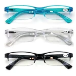 3 Pairs Lightweight Rectangular Unisex Readers Spring Hinge Slim Reading Glasses. Fixed Price $13.95.