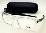 Oakley Port Bow Reading OX8164-0257 57-17 Clear & Black Frame Eyeglasses. Fixed Price $239.99.