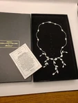 Nib New Box Designer Real Collectibles By Adrienne Diamonite Cz Vine Necklace. Fixed Price $75.00.