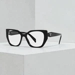 Prada 18WV 1AB1O1 Black Silver Plastic Fashion Eyeglasses Large 54MM. Fixed Price $103.99.