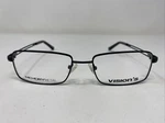 Vision Memory Metal V225 C01 55-18-140 Black Full Rim Eyeglasses Frame EH35. Fixed Price $40.00.