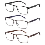 Crgatv 3-PACK Men's Blue Light Reading Glasses Full Frame Metal +2.0. Fixed Price $32.91.