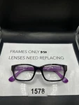 Corinne Mccormack Sydney Eyeglasses Frame Only 51-19-145 Purple/brown Print. Fixed Price $18.99.