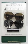 Sun Readers Pack Invisible Seam Bifocals Mild Power +1.25 Glasses (black). Fixed Price $24.90.
