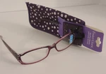 Foster Grant Reading Glasses With Soft Case +2.00 Style Dazzle Purple Readers. Fixed Price $8.99.