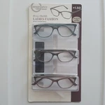 Design Optics By Foster Grant Full Frame Ladies Fashion +1.50, 3 Pack. Fixed Price $34.99.