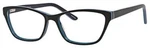 Marie Claire Designer Eyeglass Frames MC6223-BLK Black Layer Crystal Blue 54 Mm. Fixed Price $39.95.