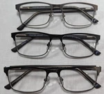 Design Optics Foster Grant Kyne Full Metal Square Reading Glasses +1.25 #3465. Fixed Price $11.55.