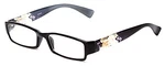 Calabria 761 Floral Print Reading Glasses +2.25 Gold Women Ladies Trendy Readers. Fixed Price $9.95.